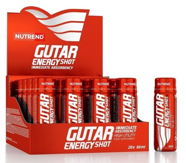 Gutar Energy Shot – Nutrend 20 x 60 ml. odhadovaná cena: 27,90 EUR