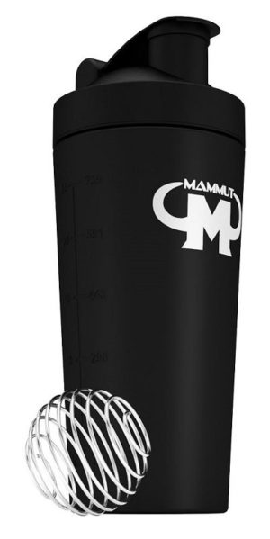 Stainless Steel Shaker (z nehrdzavejúcej ocele) – Mammut Nutrition Čierna 700 ml. odhadovaná cena: 14,90 EUR