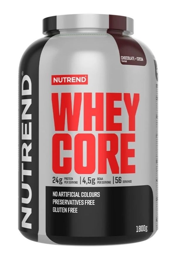 Whey Core – Nutrend 1800 g Chocolate Cocoa odhadovaná cena: 40,90 EUR