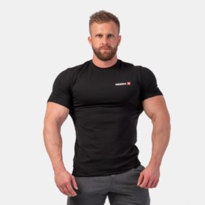 NEBBIA Pánske tričko Minimalist Logo čierne  XXL odhadovaná cena: 35.95 EUR