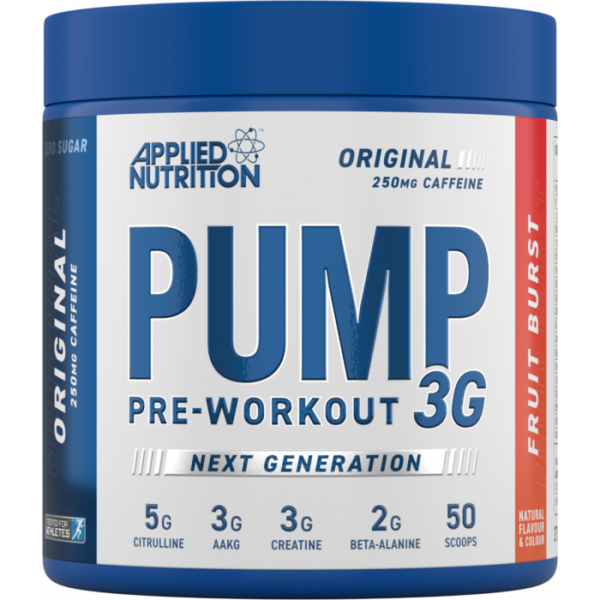 Applied Nutrition Pump 3G icy blue razz odhadovaná cena: 22.95 EUR