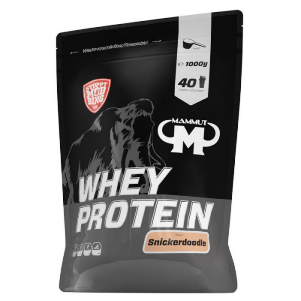 Mammut Nutrition Whey Protein 1000 g vanilka odhadovaná cena: 37.95 EUR