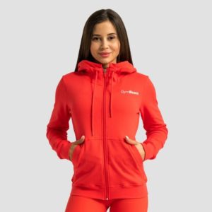 GymBeam Dámska mikina so zipsom Limitless Hot Red  LL odhadovaná cena: 29.95 EUR