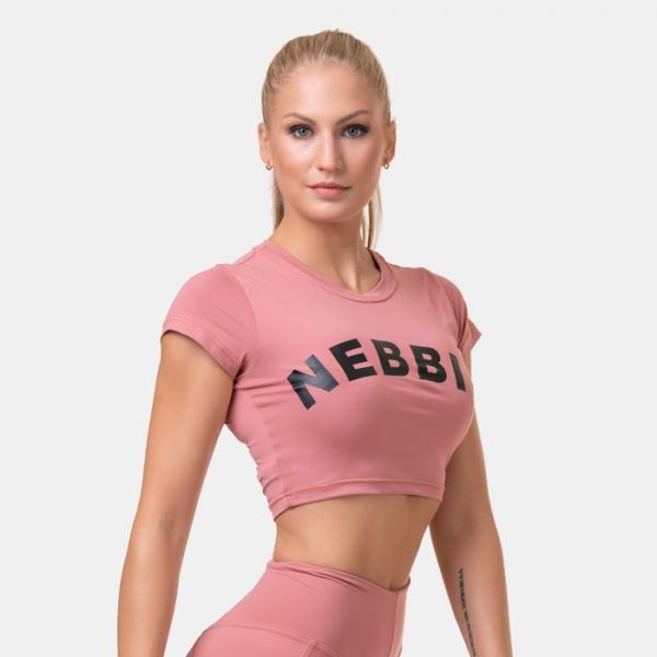 NEBBIA Dámske tričko Crop Top Sporty Hero Old Rose  M odhadovaná cena: 32.95 EUR