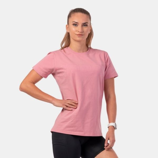 NEBBIA Dámske tričko Invisible Logo Old Rose  XS odhadovaná cena: 21.95 EUR