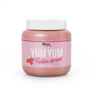 BeastPink Yum Yum Proteínová nátierka 400 g jahoda odhadovaná cena: 6.5 EUR