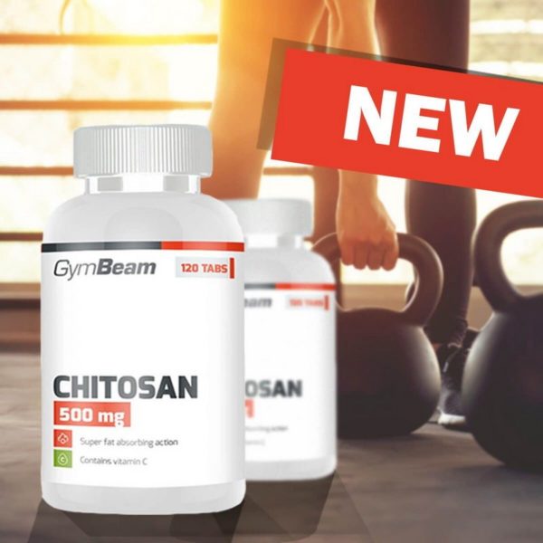 Chitosan 500 mg – GymBeam 120 tbl. odhadovaná cena: 6,95 EUR