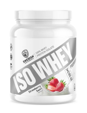 Iso Whey Premium – Swedish Supplements 700 g Strawberry Swirl odhadovaná cena: 39,90 EUR