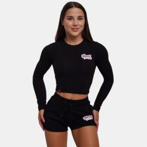 BeastPink Tričko Long Sleeve Croptop Black  L odhadovaná cena: 7.5 EUR