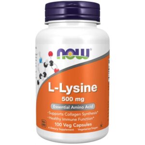 NOW Foods L-Lysine Vegan Caps odhadovaná cena: 8.95 EUR