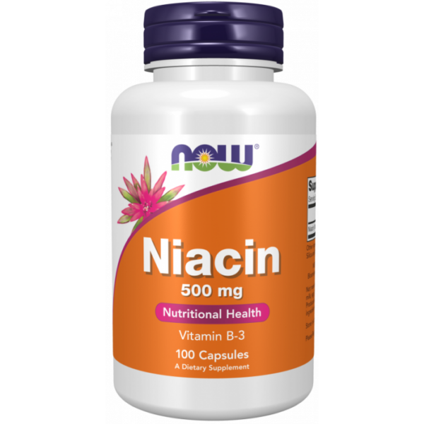 NOW Foods Niacin (Vitamín B3) 100 kaps. odhadovaná cena: 9.95 EUR