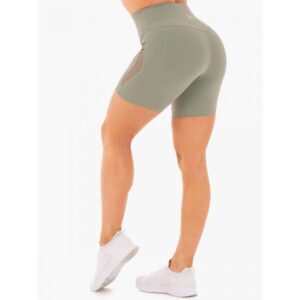 Ryderwear Dámske šortky Hype High Waisted Mesh Olive  XL odhadovaná cena: 39.95 EUR