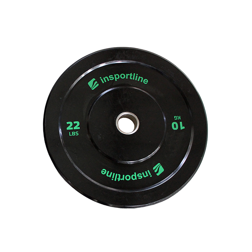 Gumový kotúč inSPORTline Bumper Plate Lite 10 kg 50 mm odhadovaná cena: 28.9 EUR