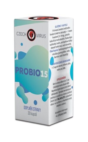 Probio15 – Czech Virus 30 kaps. odhadovaná cena: 22,90 EUR