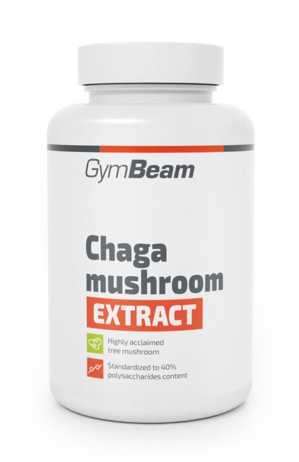 Chaga Mushroom Extract – GymBeam 90 kaps. odhadovaná cena: 7,90 EUR