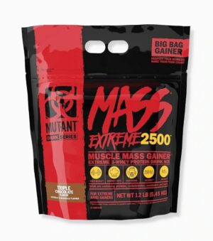 Mutant Mass Extreme 2500 – PVL	 5450 g Triple Chocolate odhadovaná cena: 59,90 EUR