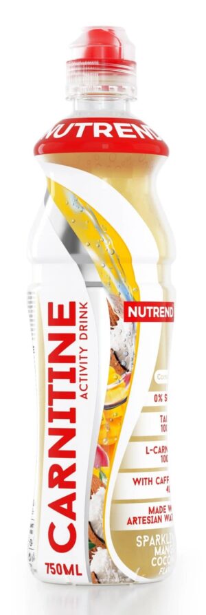 Carnitine Activity Drink s kofeínom – Nutrend 750 ml Sparkling Strawberry+Mint odhadovaná cena: 2,19 EUR