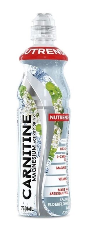 Carnitine Activity Drink Magnesium – Nutrend 750 ml. Sparkling Elderflower+Mint odhadovaná cena: 2,19 EUR