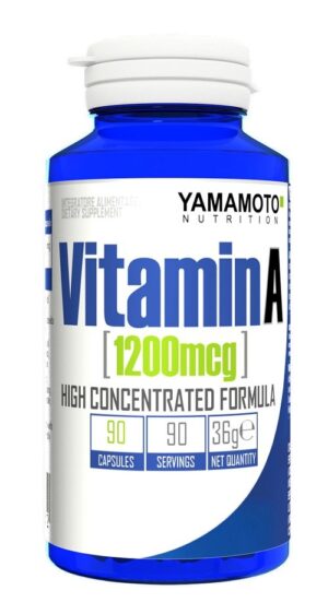 Vitamin A 1200 mcg – Yamamoto 90 kaps. odhadovaná cena: 12,90 EUR