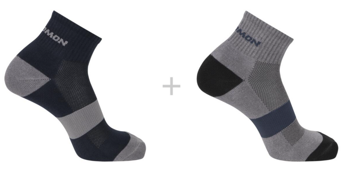 Salomon Evasion Ankle 2-Pack , Ponožky, Velikosť: 45-47 EUR odhadovaná cena: 9.95 EUR (€)