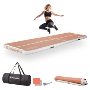 Airtrack inSPORTline Airstunt 400x100x10 cm mocha mousse odhadovaná cena: 174.9 EUR
