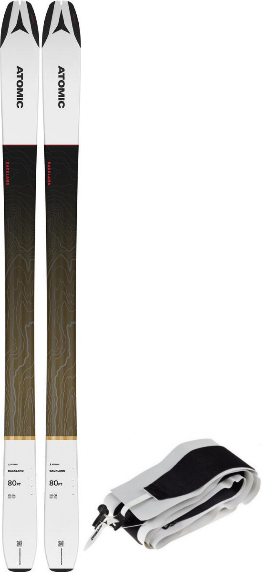 Atomic Backland 80 PT + Skin 78/80 cm, Skialp pásy, Velikosť: 170 cm odhadovaná cena: 399.95 EUR (€)