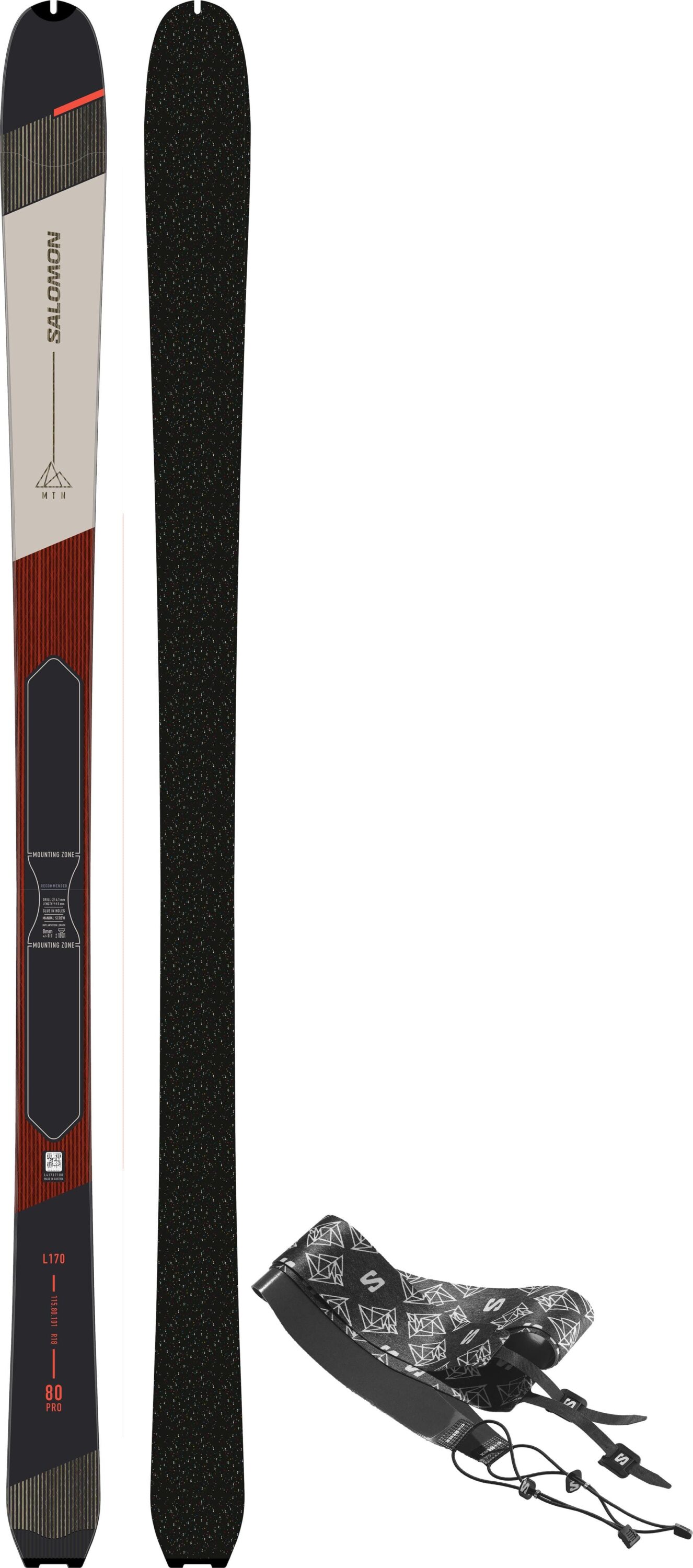 Salomon MTN 80 Pro + Skins , Pánske skialp lyže, Velikosť: 158 cm odhadovaná cena: 399.95 EUR (€)