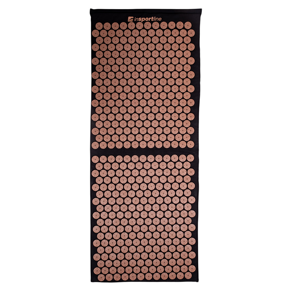 Akupresúrna podložka inSPORTline AKU-1000 125 x 50 cm čierna-mocha mousse odhadovaná cena: 27.9 EUR