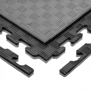 Puzzle tatami podložka inSPORTline Sazegul 100x100x2 cm šedo-čierna, vzor 5 prúžkov odhadovaná cena: 14.9 EUR