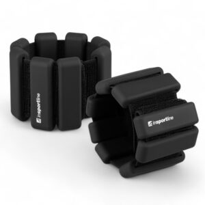 Fitness závažie na členok a zápästie inSPORTline Brace 2×0,5 kg čierna odhadovaná cena: 19.9 EUR