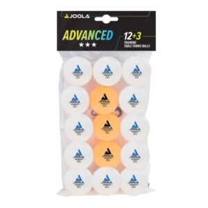 Loptičky na stolný tenis JOOLA Advanced Training *** 12 + 3 ks – biele odhadovaná cena: 8.7 EUR