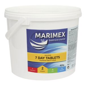 Bazénová chémia MARIMEX 7day tablets 4,6 kg odhadovaná cena: 41 EUR