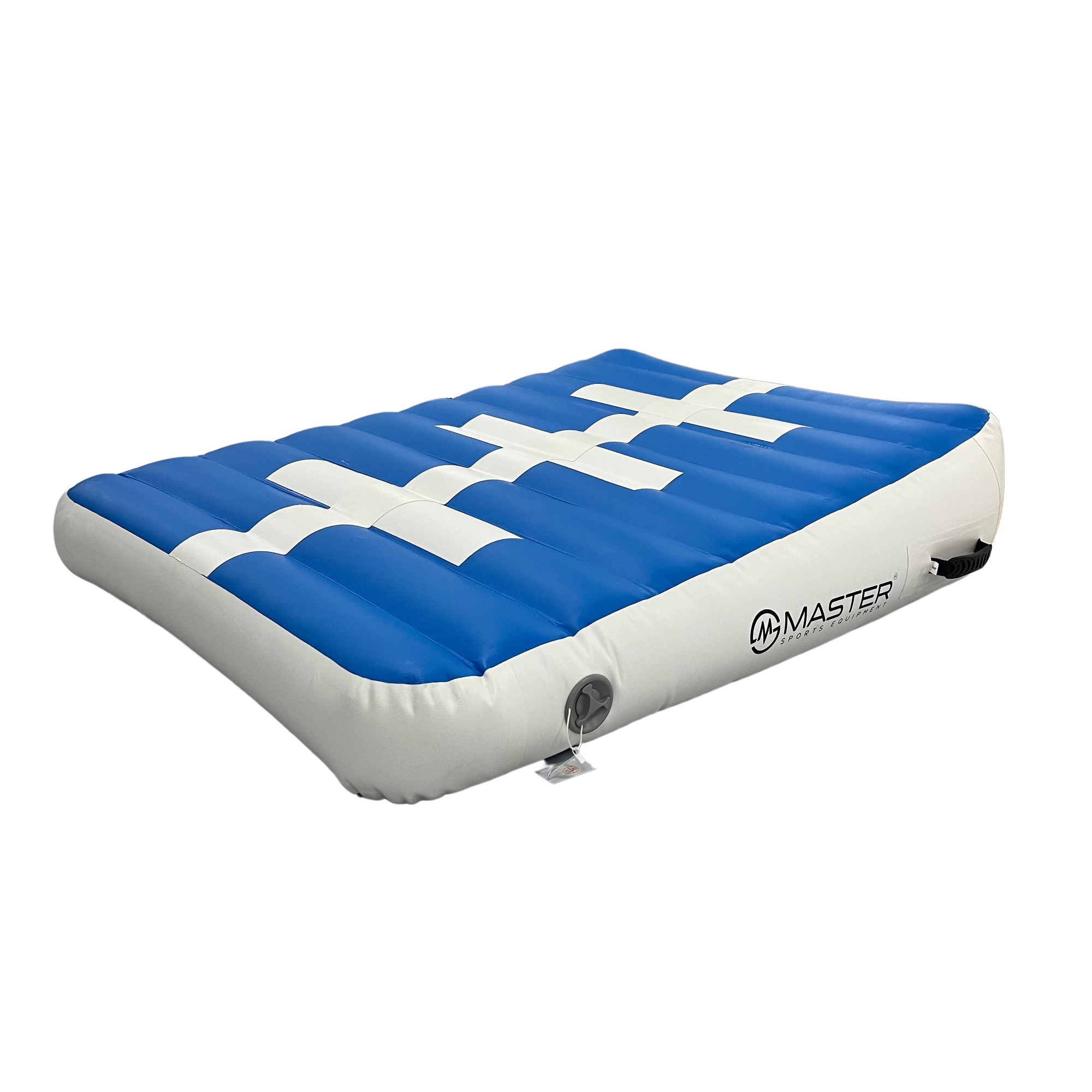 Incline mat MASTER nafukovací klin 120 x 90 x 10-30 cm – modrá – biela odhadovaná cena: 345 EUR