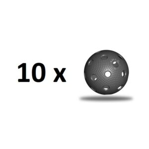 Florbalová loptička TRIX IFF – čierna – 10 ks odhadovaná cena: 14 EUR
