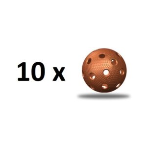 Florbalová loptička TRIX IFF – medená – 10 ks odhadovaná cena: 14 EUR