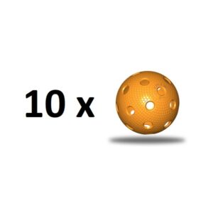 Florbalová loptička TRIX IFF – pomarančová – 10 ks odhadovaná cena: 14 EUR