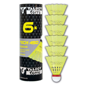 Bedmintonové loptičky TALBOT TORRO Tech 450 Fast 6ks – žlté odhadovaná cena: 13 EUR