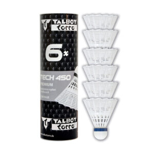 Bedmintonové loptičky TALBOT TORRO Tech 450 Medium 6ks – biele odhadovaná cena: 13 EUR