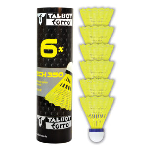 Bedmintonové loptičky TALBOT TORRO Tech 350 Medium 6ks – žlté odhadovaná cena: 10.8 EUR