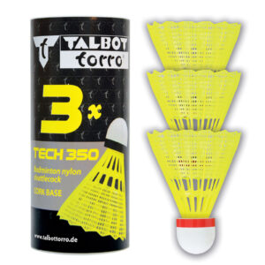 Bedmintonové loptičky TALBOT TORRO Tech 350 Fast 3 ks – žlté odhadovaná cena: 6.5 EUR