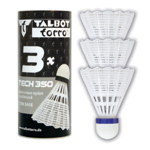 Bedmintonové loptičky TALBOT TORRO Tech 350 Medium 3 ks – biele odhadovaná cena: 6.5 EUR