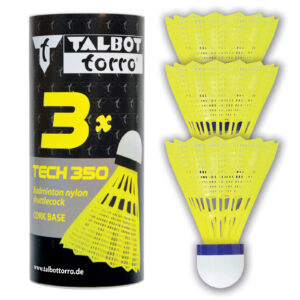 Bedmintonové loptičky TALBOT TORRO Tech 350 Medium 3 ks – žlté odhadovaná cena: 6.5 EUR