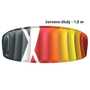 Kite komorový CROSS Air červeno-žltý – vel. 1,5 m odhadovaná cena: 45.5 EUR
