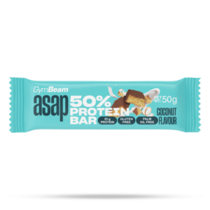 GymBeam ASAP 50% Protein Bar kokos odhadovaná cena: 1.25 EUR