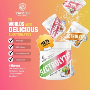 Electrolytes Clear – Swedish Supplements 240 g Raspberry odhadovaná cena: 23,90 EUR