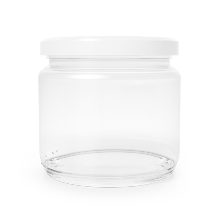 Glass jar with metalic lid 380 ml odhadovaná cena: 0.95 EUR