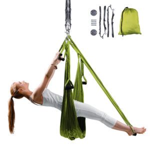 Popruhy na aero jogu inSPORTline Hemmok zelené s držiakmi a lanami odhadovaná cena: 84.9 EUR