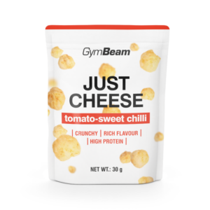 GymBeam Syrový snack Just Cheese paradajka – sladké čili odhadovaná cena: 1.7 EUR
