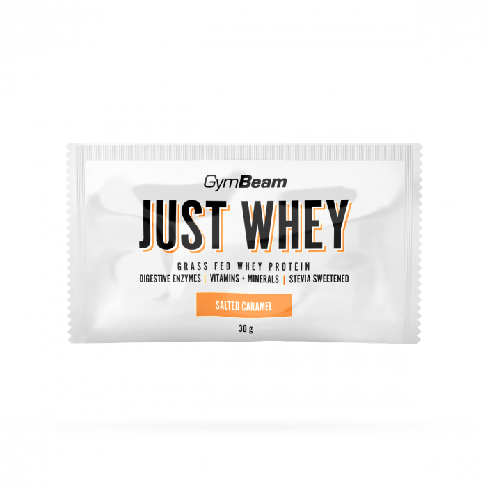 GymBeam Vzorka Just Whey slaný karamel odhadovaná cena: 1.24 EUR