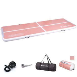 Airtrack inSPORTline Airstunt 300x100x10 cm korálová ružová s elektrickou pumpou odhadovaná cena: 154.9 EUR